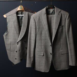 houndstooth 3 piece suit